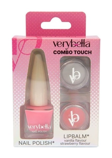 Nessiworld VRB37000 Very Bella - Bakım Seti (2 Farklı Renk ve Aromalı Lip Gloss+Oje)