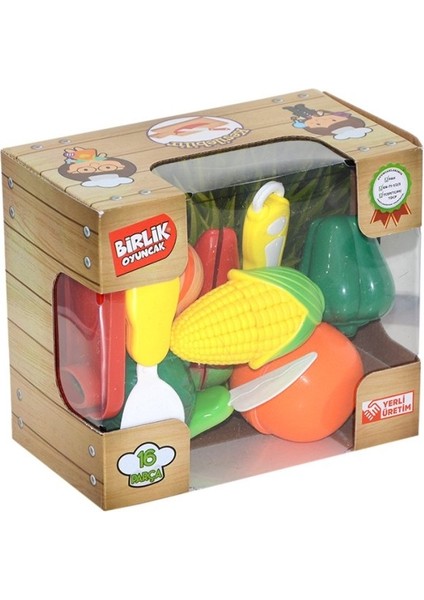 Nessiworld URT007-KUTU-1ABC Kesilebilen Sebze Meyve 16 Pcs fiyatları