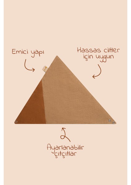 Yumuşak ve Nefes Alabilen 3’lü Müslin Bebek Fular Set