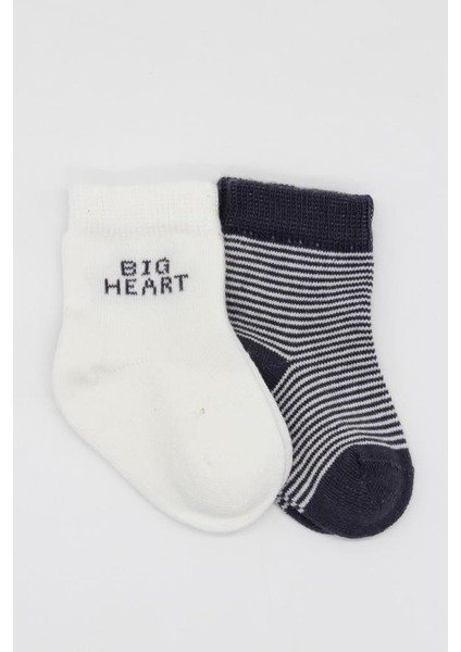 Nessiworld Bistyle Big Heart Penye Soket Çorap 2'li BS10117 Antrasit fiyatları