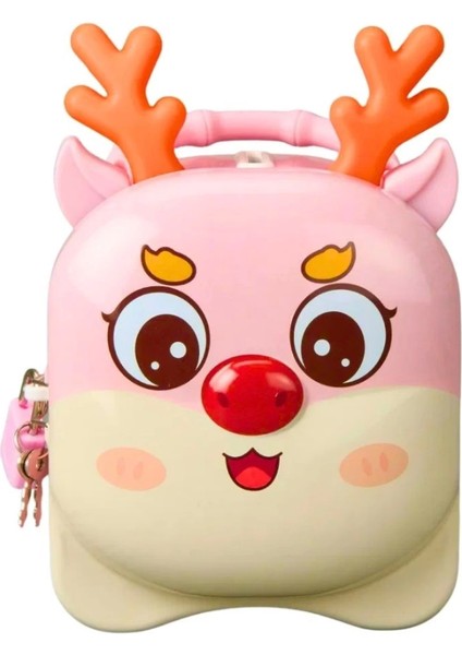 Nessiworld Kilitli Metal geyik Kumbara