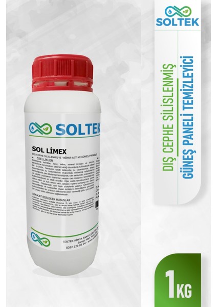 Dış Cephe, Paneller ve Güneş Paneli Temizlik Kimyasalı - Sol Limex