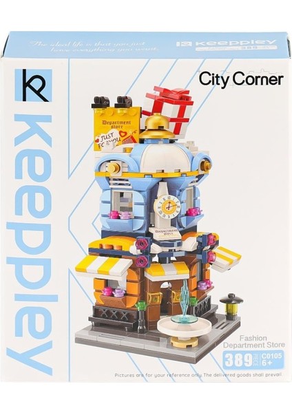 Nessiworld KP0105 Keeppley City Corner Department Store Blok Seti 389 Parça