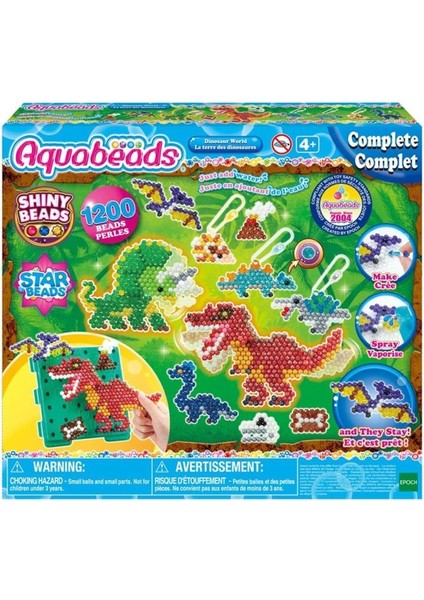 Nessiworld 31994 Aquabeads Dinozor Dünyası Seti 1200 Parça +4 Yaş