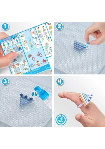Nessiworld 35090 Aquabeads Dondurma ve Tatlı Aksesuar Kiti - 700 Parça +4 Yaş indirimleri