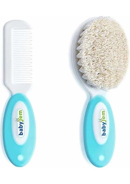 Nessiworld Doğal Kıl Fırça Tarak Seti 519 Mavi