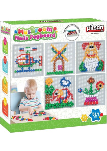 Nessiworld 03 333 Eğitici Mantar ve Düğmeler 514 Parça