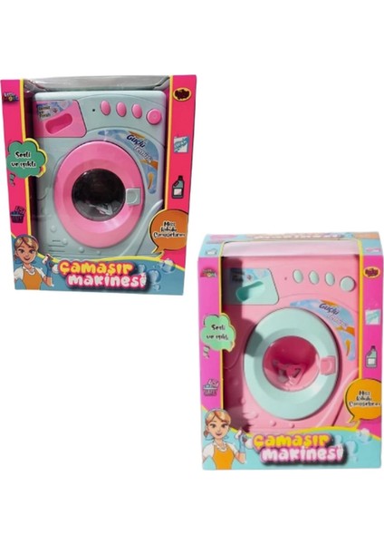 Nessiworld Pilli Işıklı ve Sesli Küçük Çamaşır Makinesi 02603