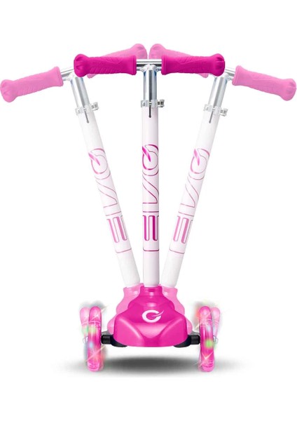 Nessiworld Evo Işıklı Move N Groove Pembe Üç Tekerlekli Scooter modelleri