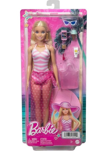 Nessiworld HPL73 Barbie Plaj Günü Oyun Seti - Barbie