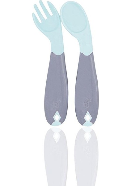 Nessiworld Açılı Mama Kaşık Çatal Takımı 703 Yeşil