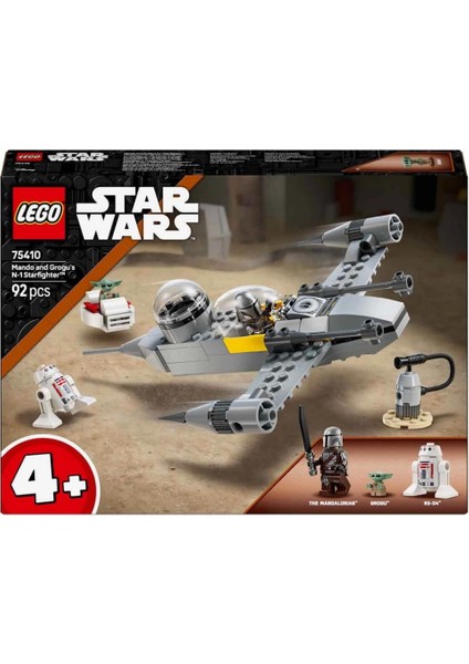 Nessiworld LEGO Star Wars: The Mandalorian Mando ve Grogu’nun N-1 Starfighter’ı 75410 fırsatları
