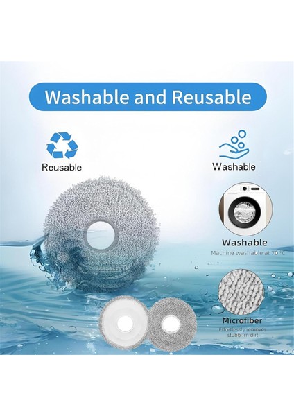 Ecovacs Deebot T50 Max / T50 Pro / T50 Omni / T50 Pro Omni Elektrikli Süpürge Parçaları Için Toz Torbaları ve Paspas Pedleri Yedekleri (Yurt Dışından) fırsatları