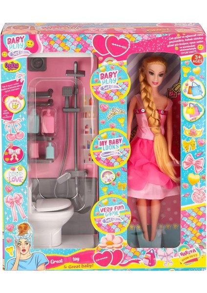 Nessiworld OYD-02387 Bebek ve Banyo Oyun Seti -Oydaş Oyuncak