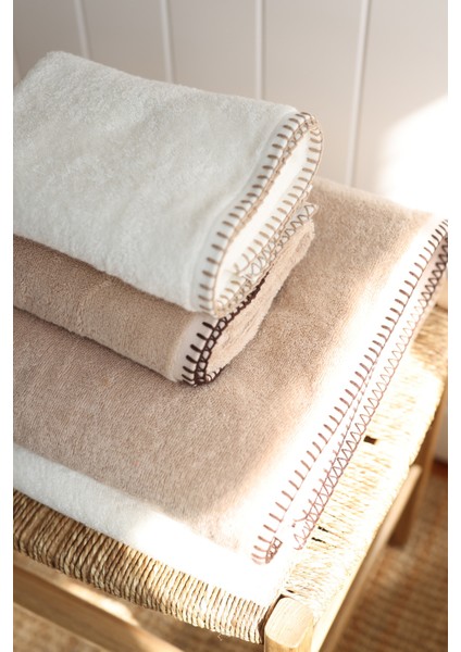 Shadow %100 Pamuk Banyo Havlusu 70X140 cm Ekru fiyatları