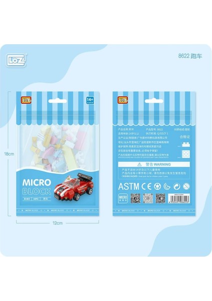 Nessiworld LZ8622 Loz Blok Oyuncak Mini Poşet -Vagonlife