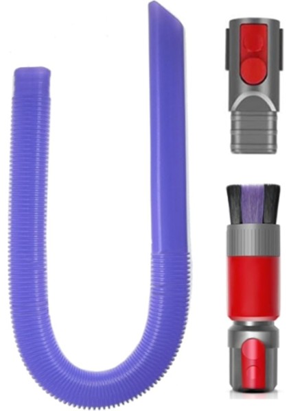 V7 V8 V10 V11 V12 V15 Kablosuz Elektrikli Süpürge Için Kurutma Makinesi Havalandırma Temizleme Kiti Kurutma Makinesi Havalandırma Hortumu Bağlantısı Dar Alan Aracı (Yurt Dışından)