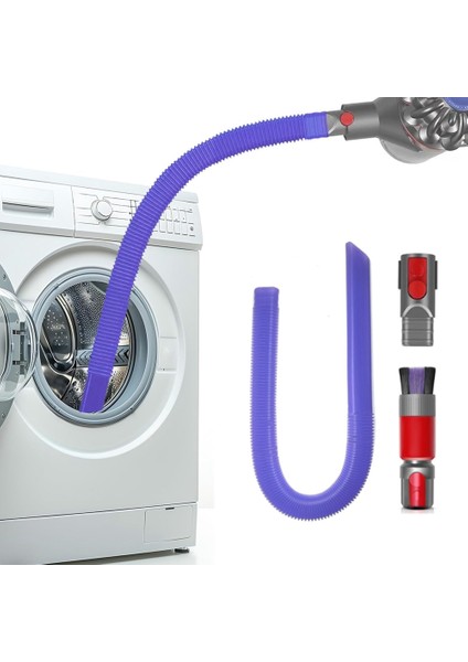 V7 V8 V10 V11 V12 V15 Kablosuz Elektrikli Süpürge Için Kurutma Makinesi Havalandırma Temizleme Kiti Kurutma Makinesi Havalandırma Hortumu Bağlantısı Dar Alan Aracı (Yurt Dışından) modelleri