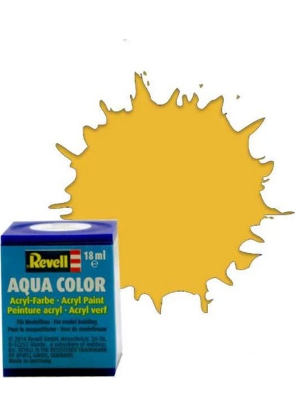 Nessiworld Aqua Color Sandy Yellow - Mat Boya- 18 ml