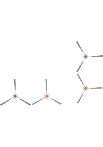 Yunjing Süpürme Robotu J3/j4 Aksesuarları ve Sarf Malzemeleri Fırça Temizleme Yan Fırça Fırça Aksesuarları Için Uygundur (Yurt Dışından) fiyatları