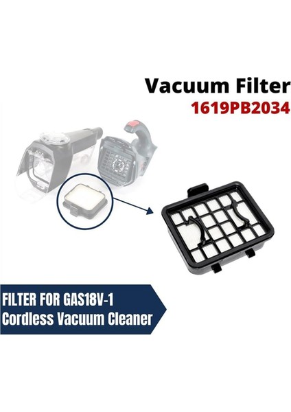 Bosch Gas 18V1 GAS18V3N 1619PB2034 Için Güvenilir Yedek Filtreler Geliştirilmiş Filtre Teknolojisi 1 Adet (Yurt Dışından) fırsatları