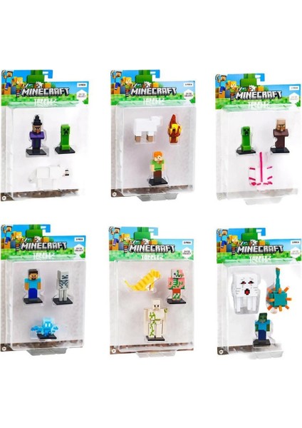 Nessiworld Minecraft 3D Figür Toppeez 3'lü Set fiyatları