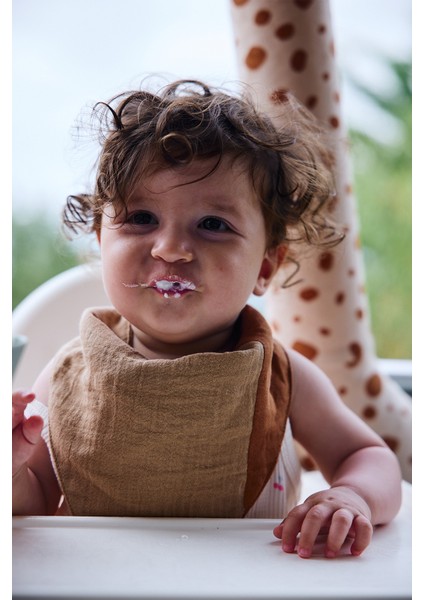 Yumuşak ve Nefes Alabilen 3’lü Müslin Bebek Fular Set