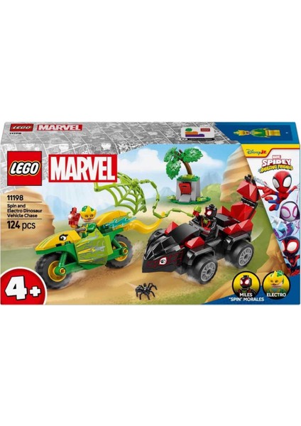 Nessiworld LEGO Marvel Spidey ve Inanılmaz Arkadaşları Spin ve Electro Dinozor Aracı Takibi 11198 fırsatları