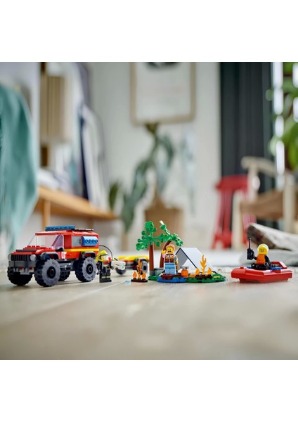 Nessiworld LEGO 4x4 Kurtarma Botlu Itfaiye Kamyonu fiyatları