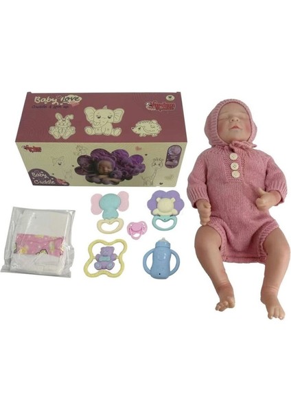 Nessiworld KNG-902-2A Kut 43 cm Aks Gerçekçi Bebek