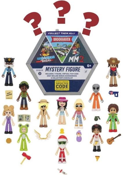 Nessiworld DEV00000 Brookhaven, Murder Mystery, Jail Break Crs Sürpriz Figüz - CRS0038