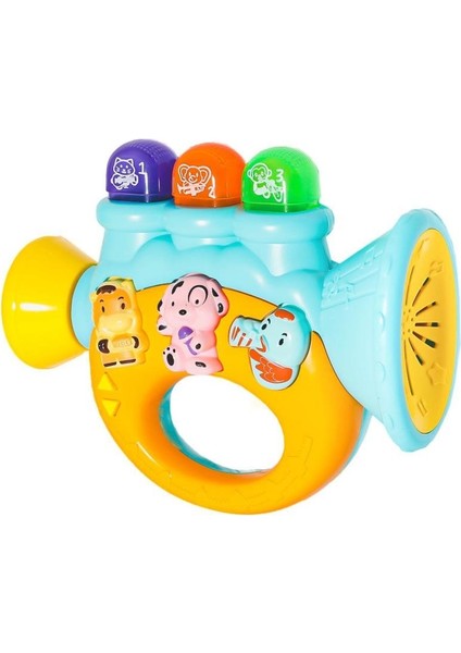 Nessiworld JLG-855-38A Işıklı ve Müzikli Trompet -Vardem