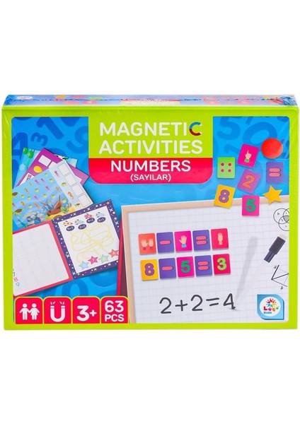 Nessiworld LC7980 Manyetik Aktivite Sayılar -Laçokids