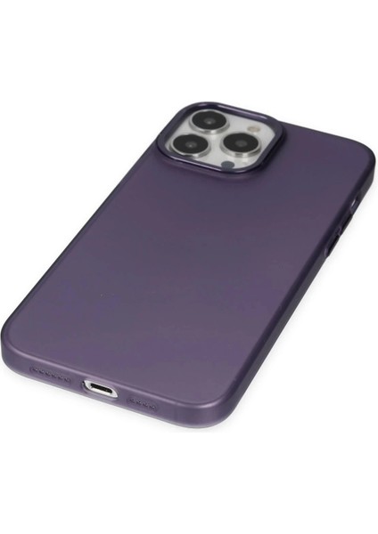 iPhone 13 Pro Max Kılıf Modos Metal Kapak - Derin MOR-(5796) fiyatları