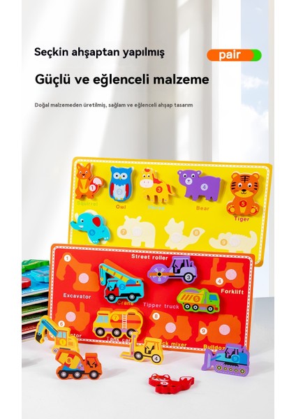 Renk Algılama, Çıkarılabilir 3b Yapboz Oyuncağı (Yurt Dışından) modelleri