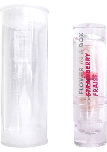 İnuwet Çiçek Detaylı Dudak Nemlendiricisi-Çilek Kokulu