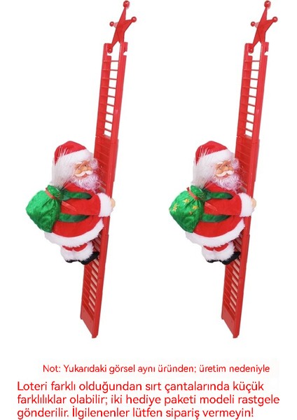 Elektrikli Müzikli Noel Baba Merdiven Süsü Asılı Aksesuar (Yurt Dışından) fiyatları