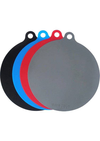 4 Adet 22 cm Yumuşak Yapışmaz Yuvarlak Mikrodalga Mat Fritöz Pedi Dayanıklı Silikon Pişirme Pedi Indüksiyon Ocak Mat Isı Yalıtımlı (Yurt Dışından)