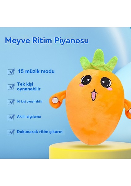 Meyve Sensörlü Ritim Piyanosu Peluş Oyuncak (Yurt Dışından) indirimleri