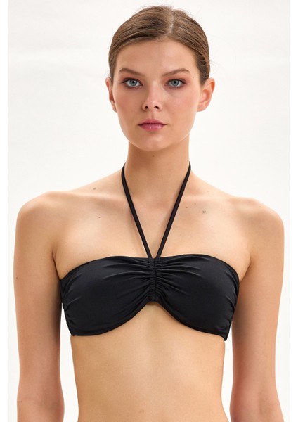 Argento 1011-2030 Kadın Büzgülü Straplez Bikini
