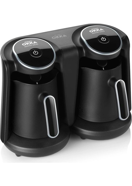 Okka Minio Duo OK006 Türk Kahvesi Makinesi Siyah modelleri