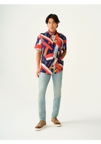 Relax Fit Erkek Gömlek K.kol