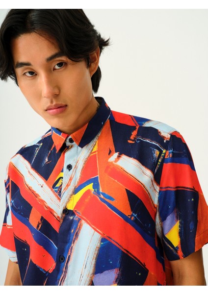 Relax Fit Erkek Gömlek K.kol