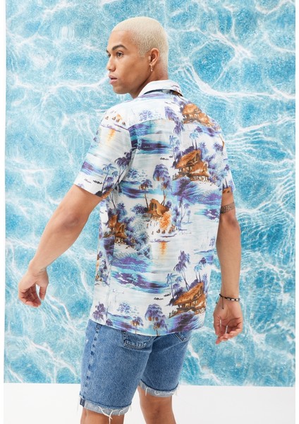 Relax Fit Erkek Gömlek K.kol