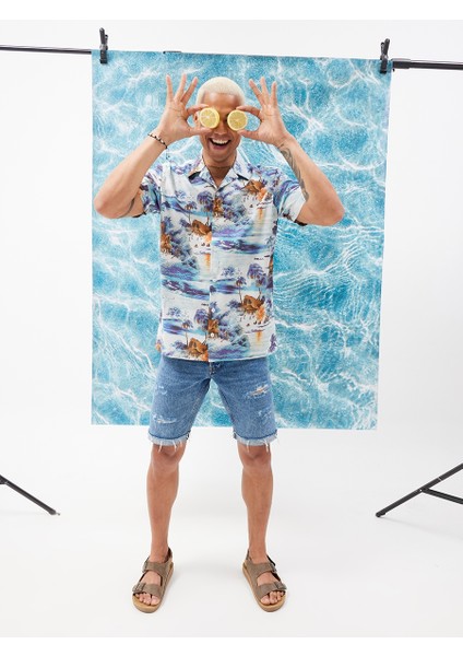 Relax Fit Erkek Gömlek K.kol