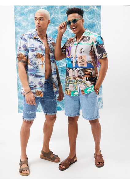 Relax Fit Erkek Gömlek K.kol