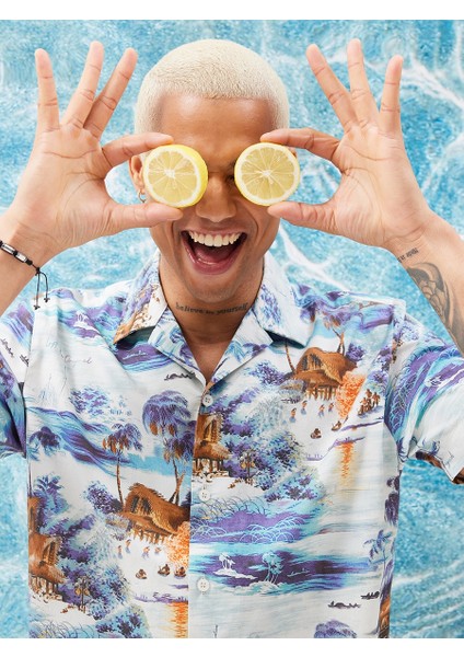 Relax Fit Erkek Gömlek K.kol