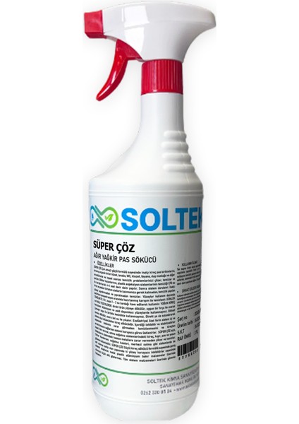 Süper Çöz Temizlik Kimyasalı 1 L Hızlı Sonuç ve Güçlü Formül Her Yüzey için fiyatları