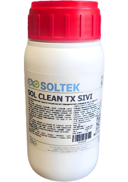 Çaydanlık İçi Sarı Leke Temizleme Sol Clean Tx Toz ve Dış ve İç Parlatıcı Sol Clean Tx Sıvı modelleri