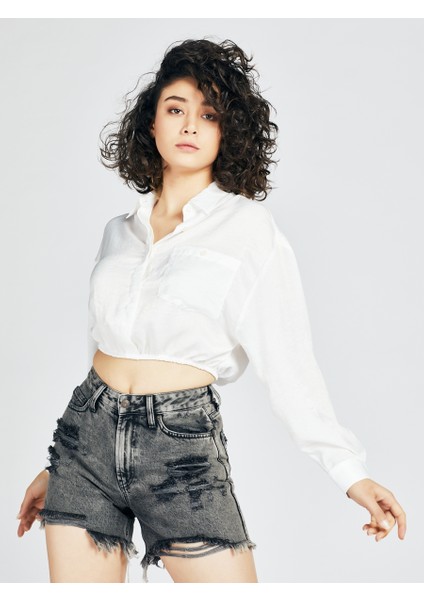Regular Fit Kadın Bluz U.kol
